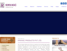 Tablet Screenshot of kinvasc.com